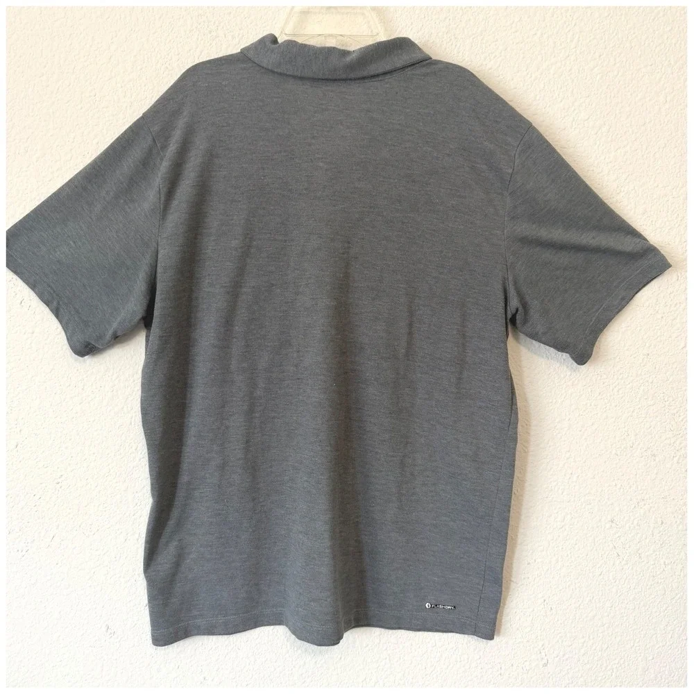 The North Face Polo Shirt Large Gray Sport Gorpcore Outdoor Casual Hiking